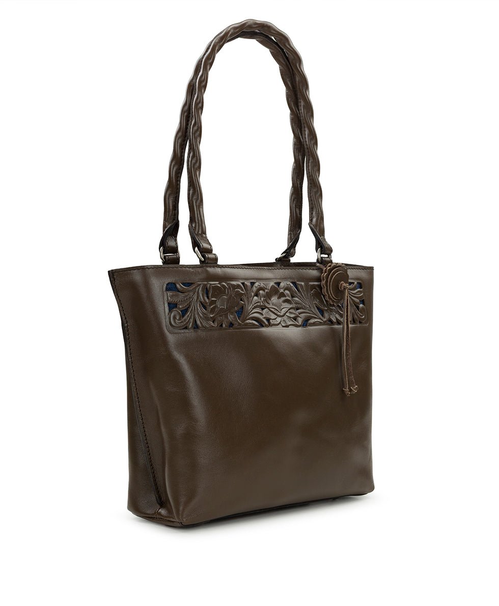 alexia tote cavo border tooled