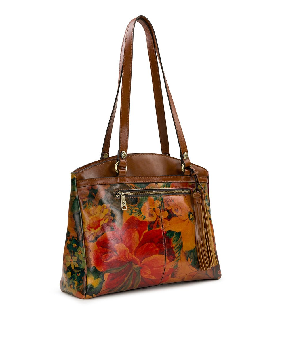 poppy tote multi print